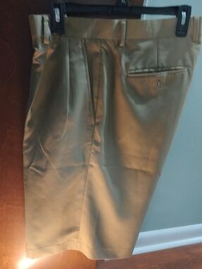 Louis Raphael Men's Pleated Chinos - Khaki/Tan